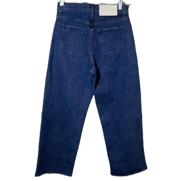 BLDWN Jeans Women’s Sz 26 Blue Cropped Wide Leg 90s Flare - Picture 6 of 11